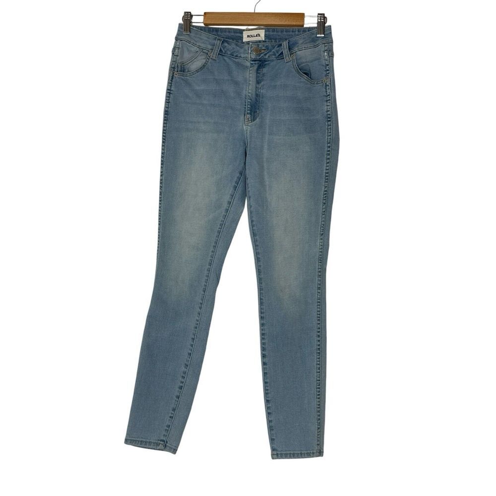 Rolla's Original Jeans Women Size 29 Blue West coast Skinny Stretch Denim Ankle